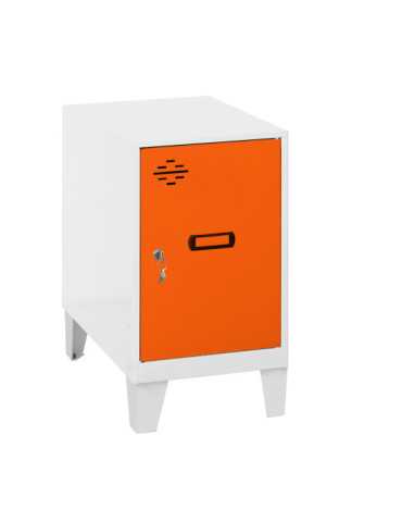 Taquilla 575x300x500 SIMONLOCKER DISM.MINI 475x300x500+PIES BLA/NAR marca SIMONRACK 2