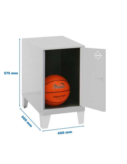 Taquilla 575x400x500 SIMONLOCKER DISM.MINI 475x400x500+PIES GRIS marca SIMONRACK