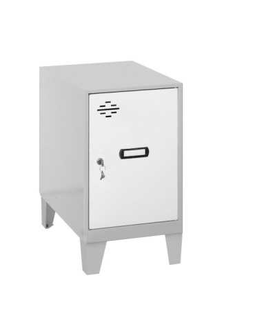 Taquilla 575x400x500 SIMONLOCKER DISM.MINI 475x400x500+PIES GR/BCO marca SIMONRACK 2