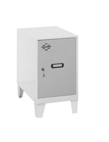 Taquilla 575x400x500 SIMONLOCKER DISM.MINI 475x400x500+PIES BLA/GR marca SIMONRACK 2