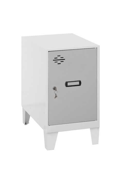Taquilla 575x400x500 SIMONLOCKER DISM.MINI 475x400x500+PIES BLA/GR marca SIMONRACK