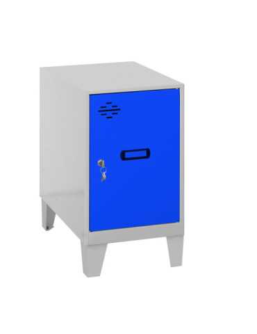 Taquilla 575x400x500 SIMONLOCKER DISM.MINI 475x400x500+PIES GR/AZU marca SIMONRACK 2