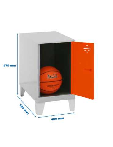 Taquilla 575x400x500 SIMONLOCKER DISM.MINI 475x400x500+PIES GR/NAR marca SIMONRACK