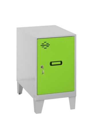 Taquilla 575x400x500 SIMONLOCKER DISM.MINI 475x400x500+PIES GR/VER marca SIMONRACK 2