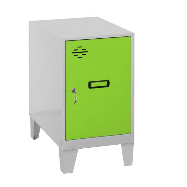 Taquilla 575x400x500 SIMONLOCKER DISM.MINI 475x400x500+PIES GR/VER marca SIMONRACK