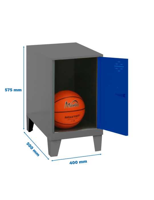 Taquilla 575x400x500 SIMONLOCKER DISM.MINI 475x400x500+PIES ANT/AZU marca SIMONRACK