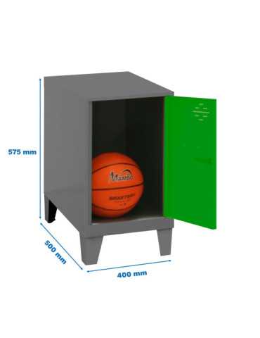 Taquilla 575x400x500 SIMONLOCKER DISM.MINI 475x400x500+PIES ANT/VER marca SIMONRACK