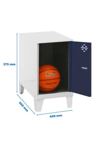 Taquilla 575x400x500 SIMONLOCKER DISM.MINI 475x400x500+PIES BLA/ANT marca SIMONRACK