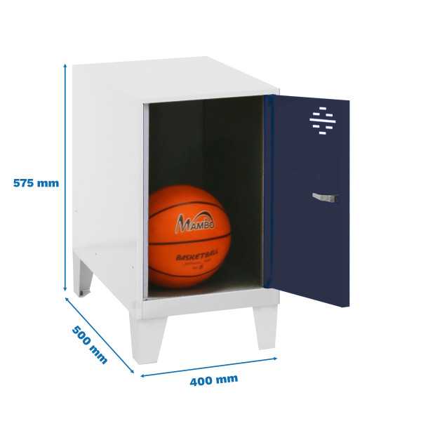 Taquilla 575x400x500 SIMONLOCKER DISM.MINI 475x400x500+PIES BLA/ANT marca SIMONRACK