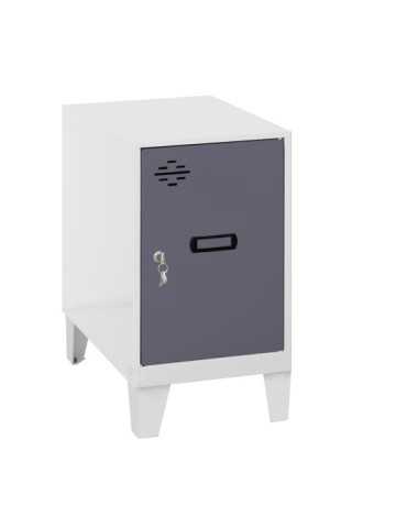 Taquilla 575x400x500 SIMONLOCKER DISM.MINI 475x400x500+PIES BLA/ANT marca SIMONRACK 2