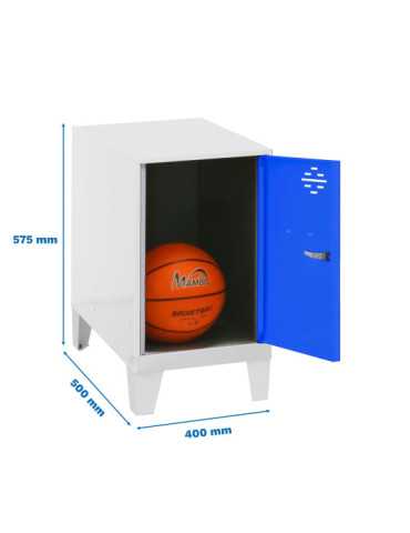 Taquilla 575x400x500 SIMONLOCKER DISM.MINI 475x400x500+PIES BLA/AZU marca SIMONRACK