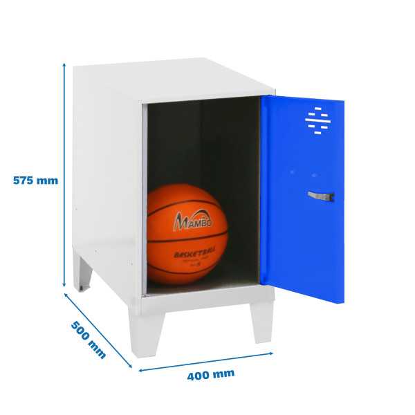 Taquilla 575x400x500 SIMONLOCKER DISM.MINI 475x400x500+PIES BLA/AZU marca SIMONRACK
