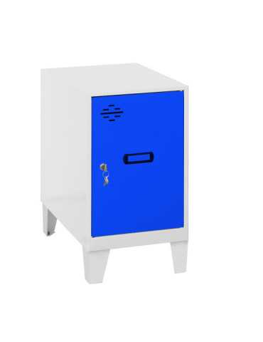 Taquilla 575x400x500 SIMONLOCKER DISM.MINI 475x400x500+PIES BLA/AZU marca SIMONRACK 2