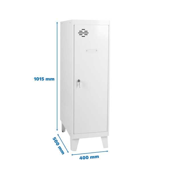 Taquilla 1015x400x500 SIMONLOCKER DISM.SINGLE MINI 915x400x500+PIES B/B marca SIMONRACK