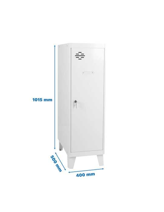 Taquilla 1015x400x500 SIMONLOCKER DISM.SINGLE MINI 915x400x500+PIES B/B marca SIMONRACK
