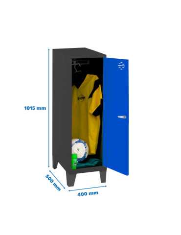 Taquilla 1015x400x500 SIMONLOCKER DISM.SINGLE MINI 915x400x500+PIE AN/AZ marca SIMONRACK