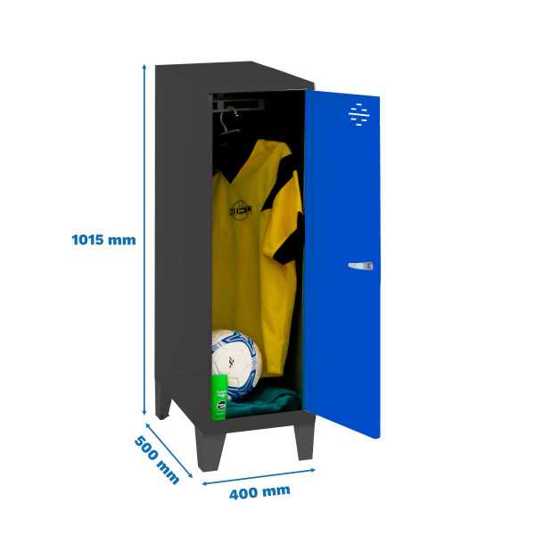 Taquilla 1015x400x500 SIMONLOCKER DISM.SINGLE MINI 915x400x500+PIE AN/AZ marca SIMONRACK