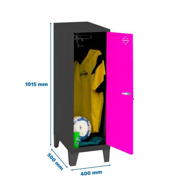 Taquilla 1015x400x500 SIMONLOCKER DISM.SINGLE MINI 915x400x500+PIES AN/R marca SIMONRACK