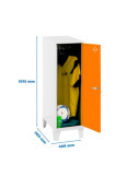 Taquilla 1015x400x500 SIMONLOCKER DISM.SINGLE MINI 915x400x500+PIES B/NA marca SIMONRACK