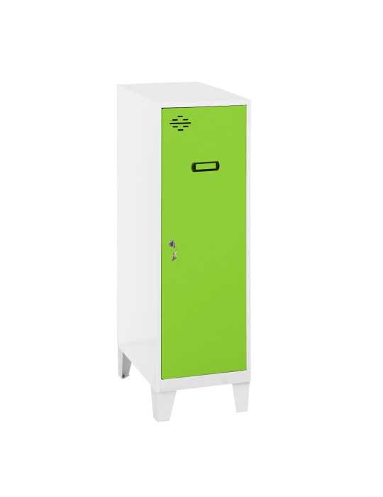 Taquilla 1015x400x500 SIMONLOCKER DISM.SINGLE MINI 915x400x500+PIES B/VE marca SIMONRACK