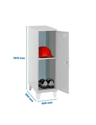 Taquilla 1015x400x500 SIMONLOCKER DISM.MINI + BAN. 915x400x500+PIES GRIS marca SIMONRACK