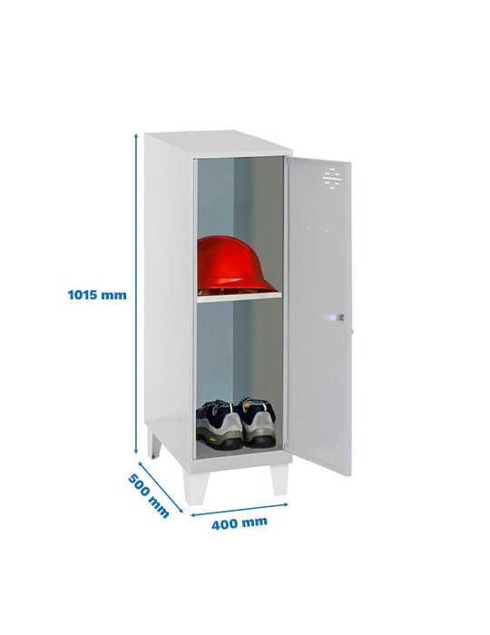 Taquilla 1015x400x500 SIMONLOCKER DISM.MINI + BAN. 915x400x500+PIES GRIS marca SIMONRACK