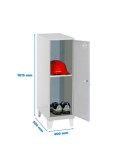 Taquilla 1015x400x500 SIMONLOCKER DISM.MINI + BAN. 915x400x500+PIES GRIS marca SIMONRACK