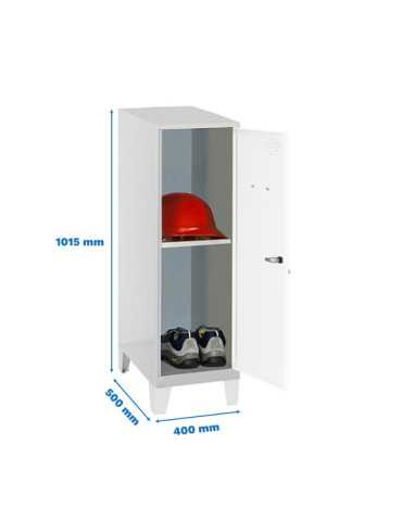 Taquilla 1015x400x500 SIMONLOCKER DISM.MINI + BAN. 915x400x500+PIES G/B marca SIMONRACK