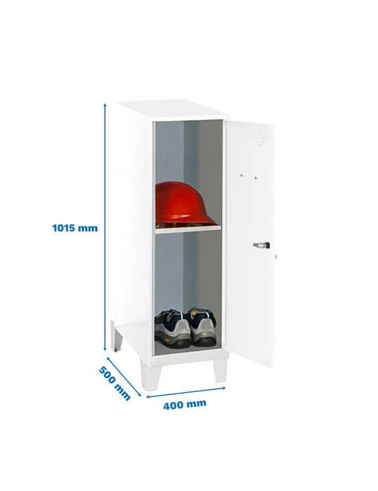 Taquilla 1015x400x500 SIMONLOCKER DISM.MINI + BAN. 915x400x500+PIES B/B marca SIMONRACK
