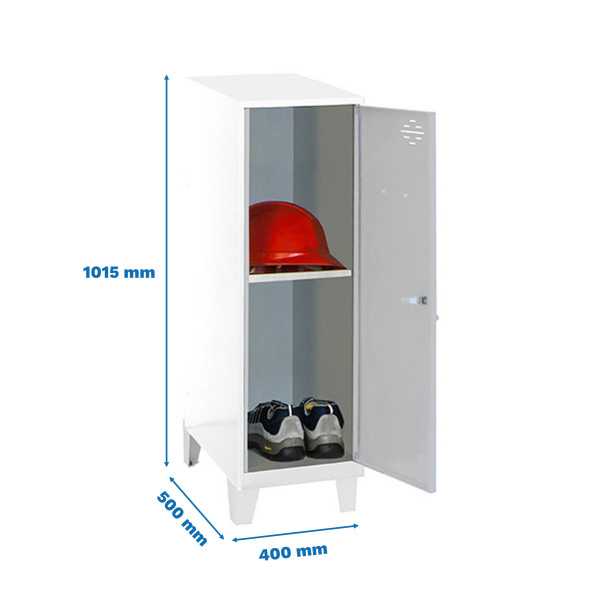 Taquilla 1015x400x500 SIMONLOCKER DISM.MINI + BAN. 915x400x500+PIES B/G marca SIMONRACK