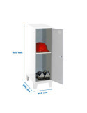 Taquilla 1015x400x500 SIMONLOCKER DISM.MINI + BAN. 915x400x500+PIES B/G marca SIMONRACK