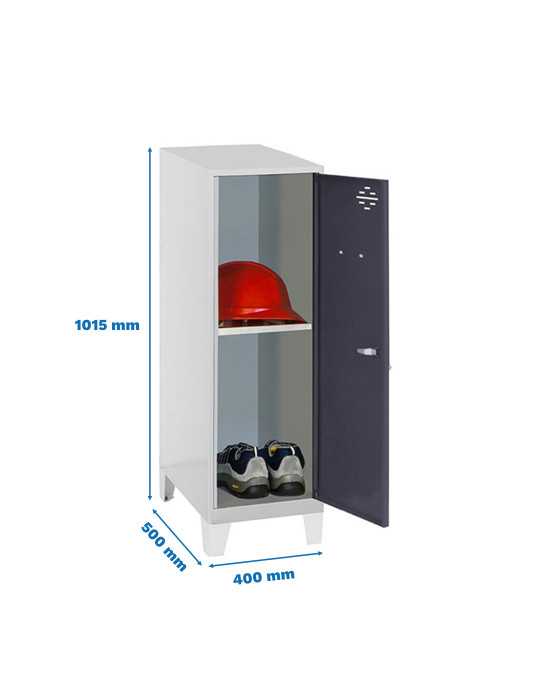 Taquilla 1015x400x500 SIMONLOCKER DISM.MINI + BAN. 915x400x500+PIES G/AN marca SIMONRACK
