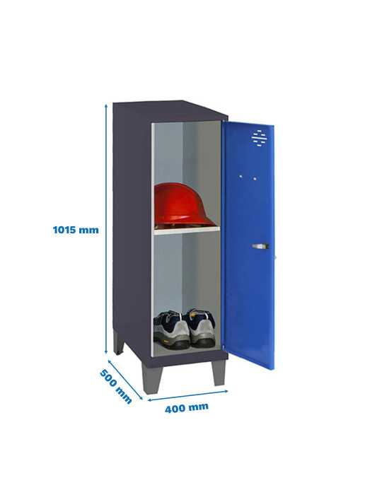 Taquilla 1015x400x500 SIMONLOCKER DISM.MINI + BAN. 915x400x500+PIE AN/AZ marca SIMONRACK