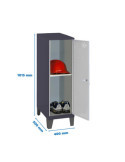 Taquilla 1015x400x500 SIMONLOCKER DISM.MINI + BAN. 915x400x500+PIES AN/G marca SIMONRACK