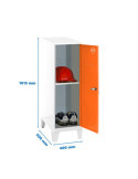 Taquilla 1015x400x500 SIMONLOCKER DISM.MINI + BAN. 915x400x500+PIES B/NA marca SIMONRACK