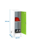Taquilla 1015x400x500 SIMONLOCKER DISM.MINI + BAN. 915x400x500+PIES B/VE marca SIMONRACK
