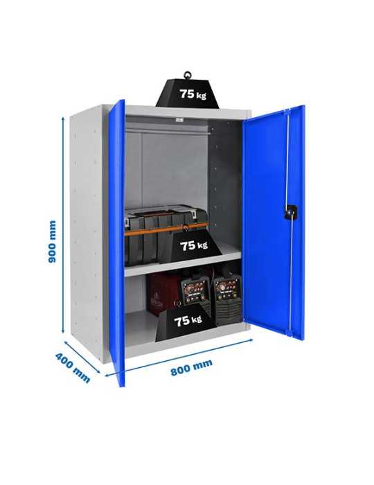 Taquilla 900x800x400 SIMONLOCKER PROFESIONAL MULTI. 90x80x40 2/1 GR/AZ marca SIMONRACK
