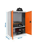Taquilla 900x800x400 SIMONLOCKER PROFESIONAL MULTI. 90x80x40 2/1 GR/NA marca SIMONRACK