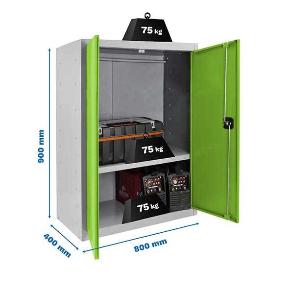 Taquilla 900x800x400 SIMONLOCKER PROFESIONAL MULTI. 90x80x40 2/1 GR/VE marca SIMONRACK