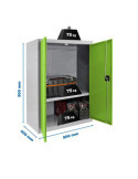 Taquilla 900x800x400 SIMONLOCKER PROFESIONAL MULTI. 90x80x40 2/1 GR/VE marca SIMONRACK