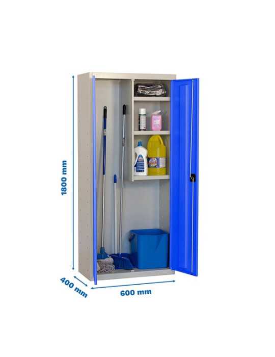 Taquilla 1800x600x400 SIMONLOCKER PROFESIONAL CLEANING 180x60x40 2/3 GR/AZ marca SIMONRACK