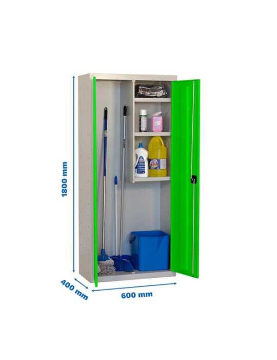 Taquilla 1800x600x400 SIMONLOCKER PROFESIONAL CLEANING 180x60x40 2/3 GR/VE marca SIMONRACK