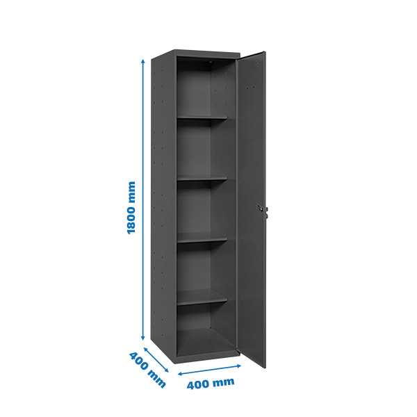 Taquilla 1800x400x400 SIMONLOCKER PROFESIONAL CLEANING 180x40x40 1/4 AN/AN marca SIMONRACK