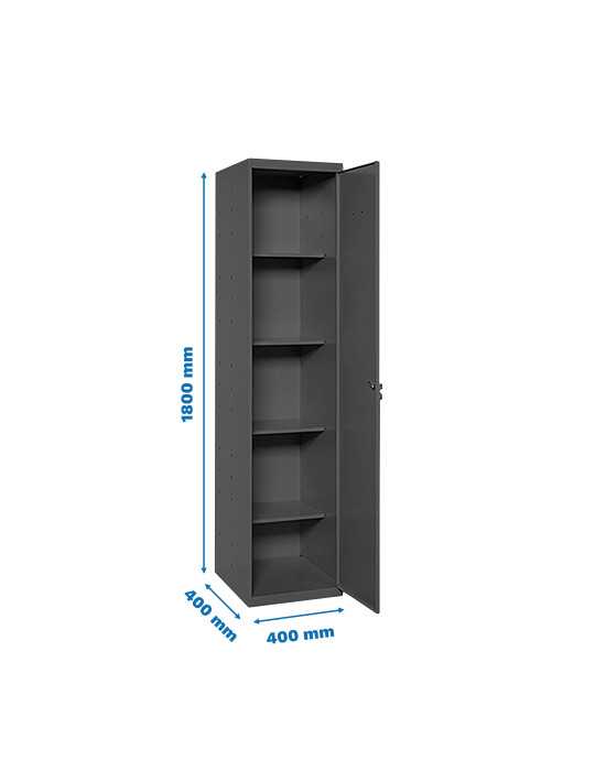 Taquilla 1800x400x400 SIMONLOCKER PROFESIONAL CLEANING 180x40x40 1/4 AN/AN marca SIMONRACK