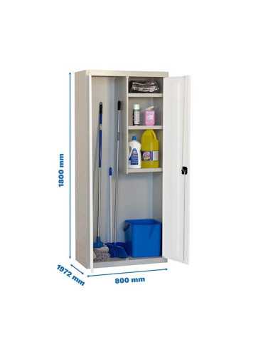 Taquilla 1800x800x400 SIMONLOCKER PROFESIONAL CLEANING 180x80x40 2/3 GR/BC marca SIMONRACK