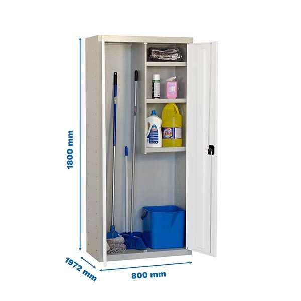 Taquilla 1800x800x400 SIMONLOCKER PROFESIONAL CLEANING 180x80x40 2/3 GR/BC marca SIMONRACK