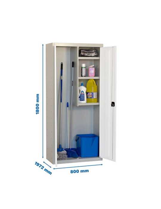 Taquilla 1800x800x400 SIMONLOCKER PROFESIONAL CLEANING 180x80x40 2/3 GR/BC marca SIMONRACK