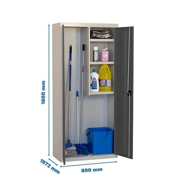 Taquilla 1800x800x400 SIMONLOCKER PROFESIONAL CLEANING 180x80x40 2/3 GR/AN marca SIMONRACK