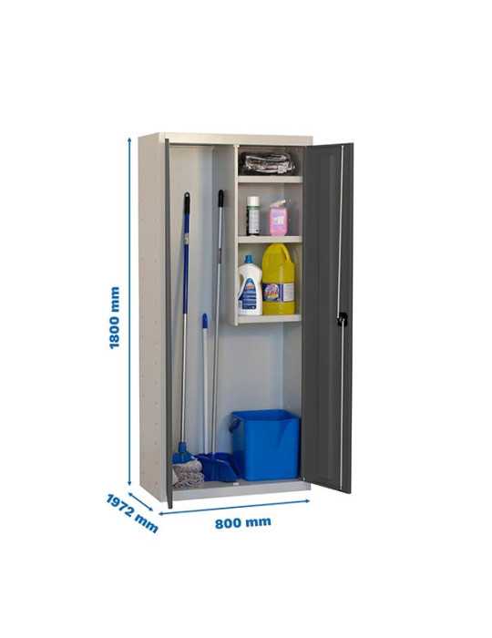 Taquilla 1800x800x400 SIMONLOCKER PROFESIONAL CLEANING 180x80x40 2/3 GR/AN marca SIMONRACK
