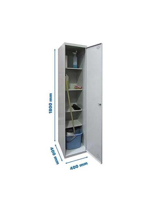 Taquilla 1800x400x400 SIMONLOCKER PROFESIONAL CLEANING 180x40x40 1/4 GRIS marca SIMONRACK